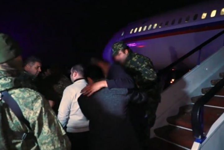 Группа армянских военнопленных вернулась на родину