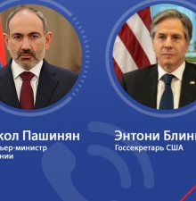 Пашинян и Блинкен обсудили гуманитарную ситуацию в Арцахе