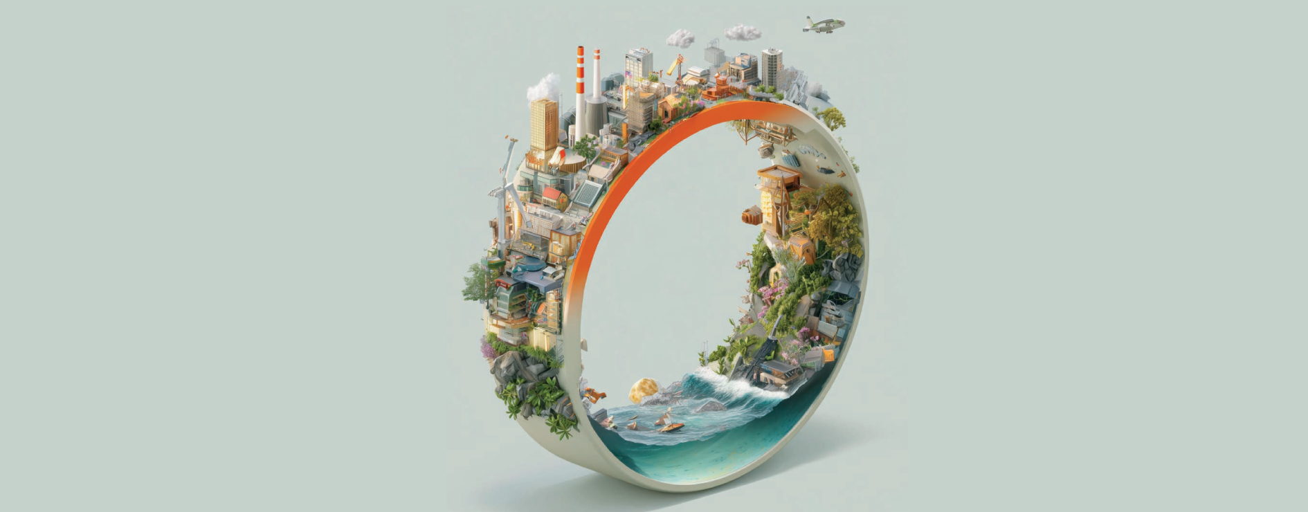 The Linear Past, the Circular Future